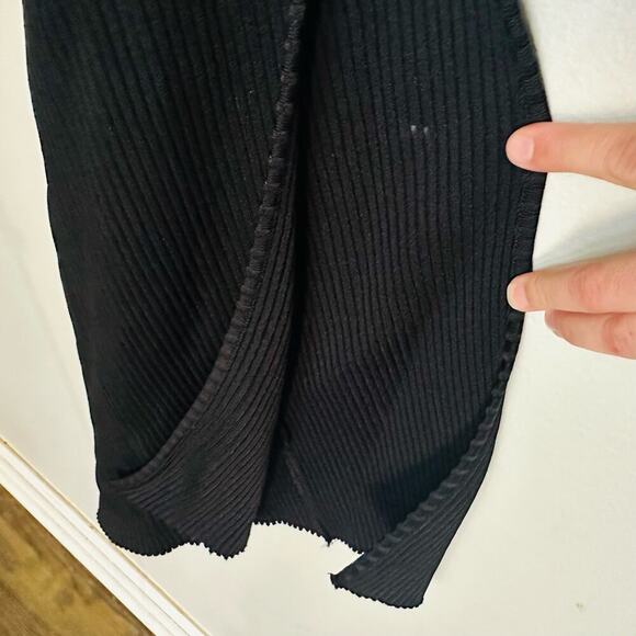 Bec + Bridge Black Middle Cutout High Neck Instinct Ribbed Midi Dress Size M - Picture 13 of 14